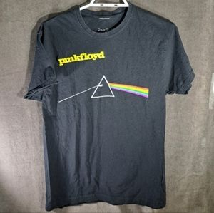 Pink Floyd Dark Side Of The Moon Album Cover Black Graphic Tee VG- S